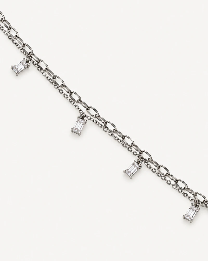 BRAZALETE TUDOR PLATEADO