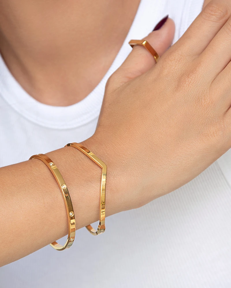 BRAZALETE YAMANI DORADO
