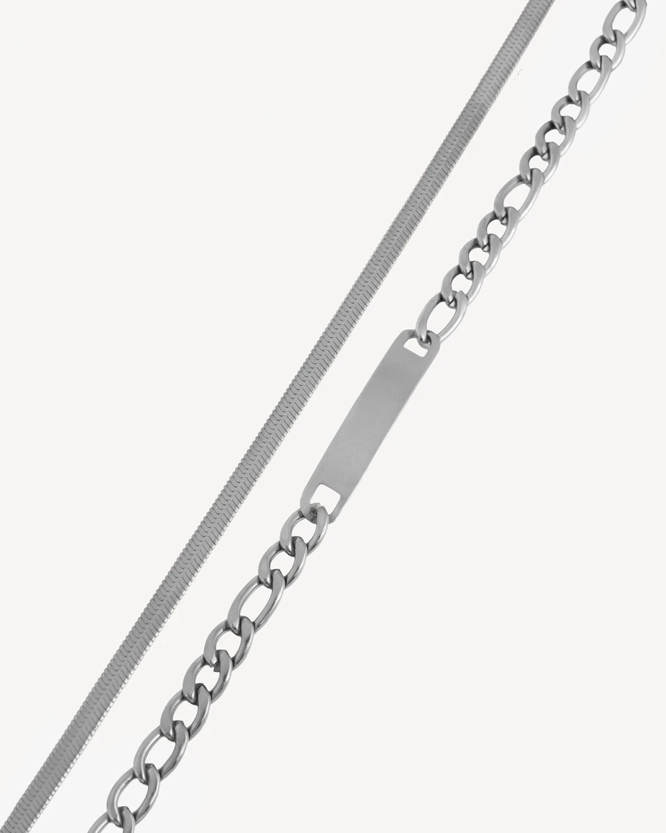BRAZALETE ZAFIRO - PLATEADO 