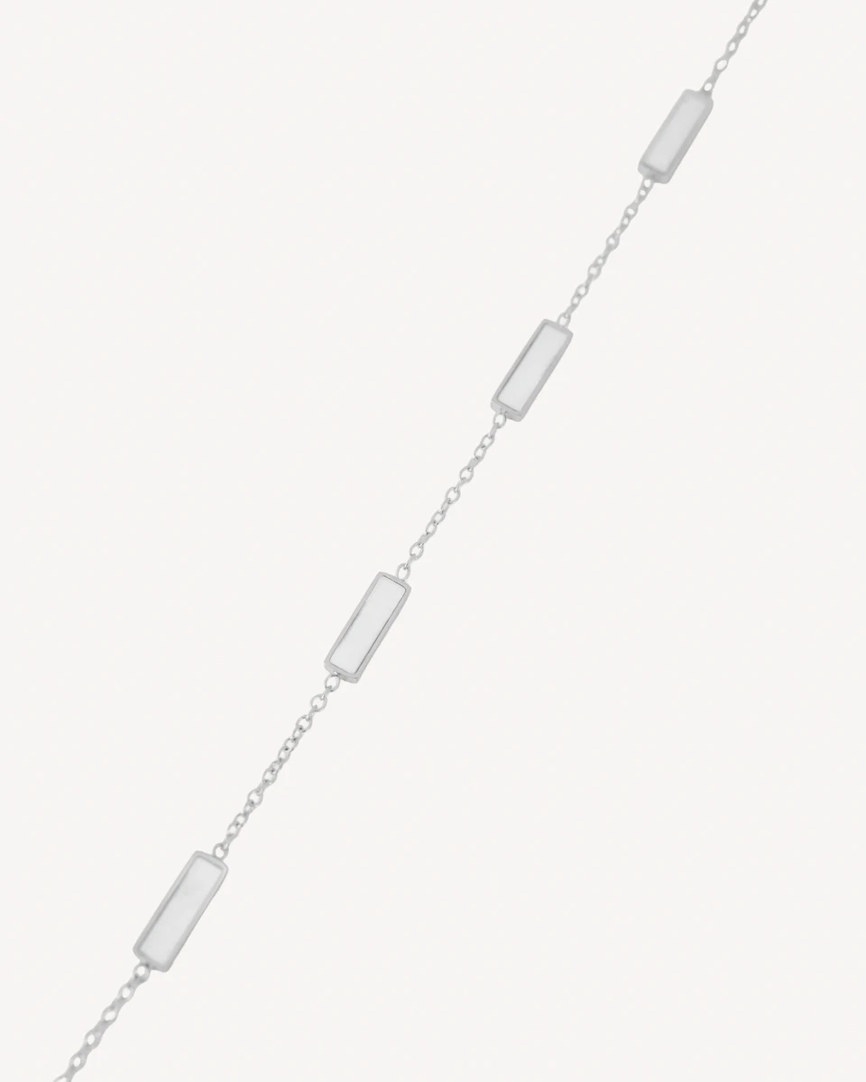 BRAZALETE ZARATE - PLATEADO 