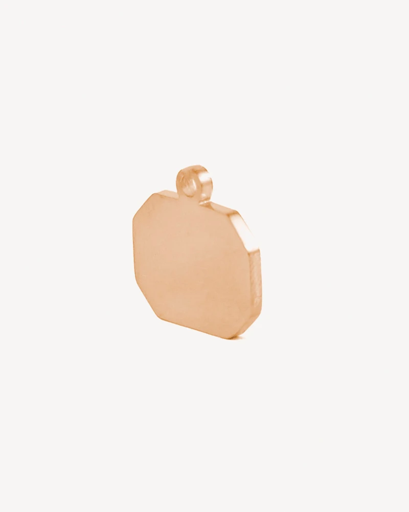 DIJE BLANCA DORADO ROSA