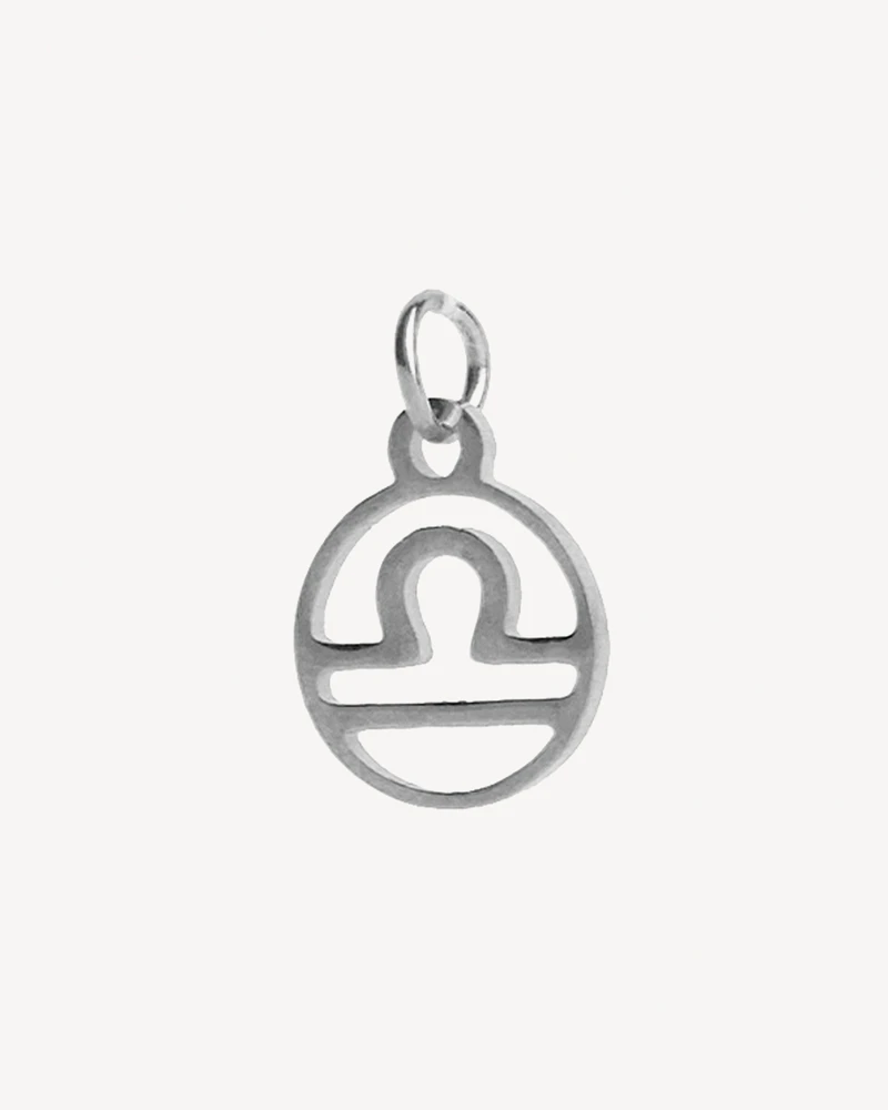 DIJE LIBRA ACERO PLATEADO