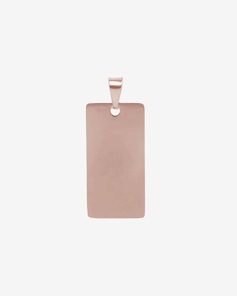 DIJE NAPOLES DORADO ROSA