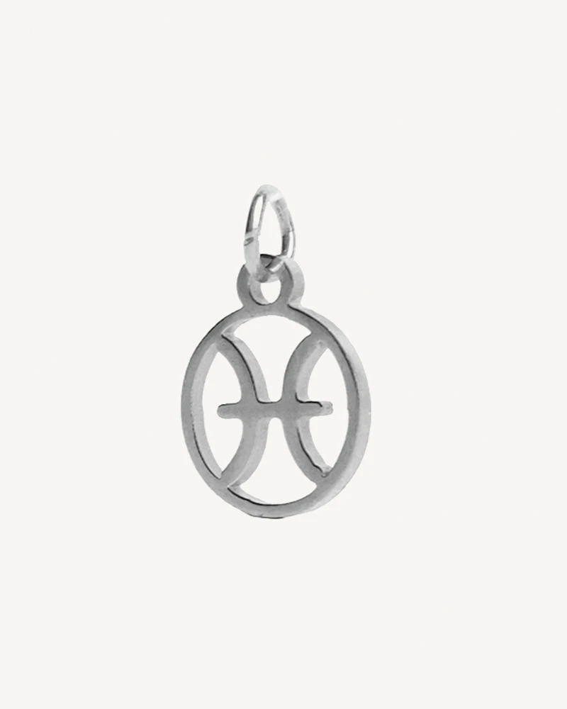 DIJE PISCIS ACERO PLATEADO