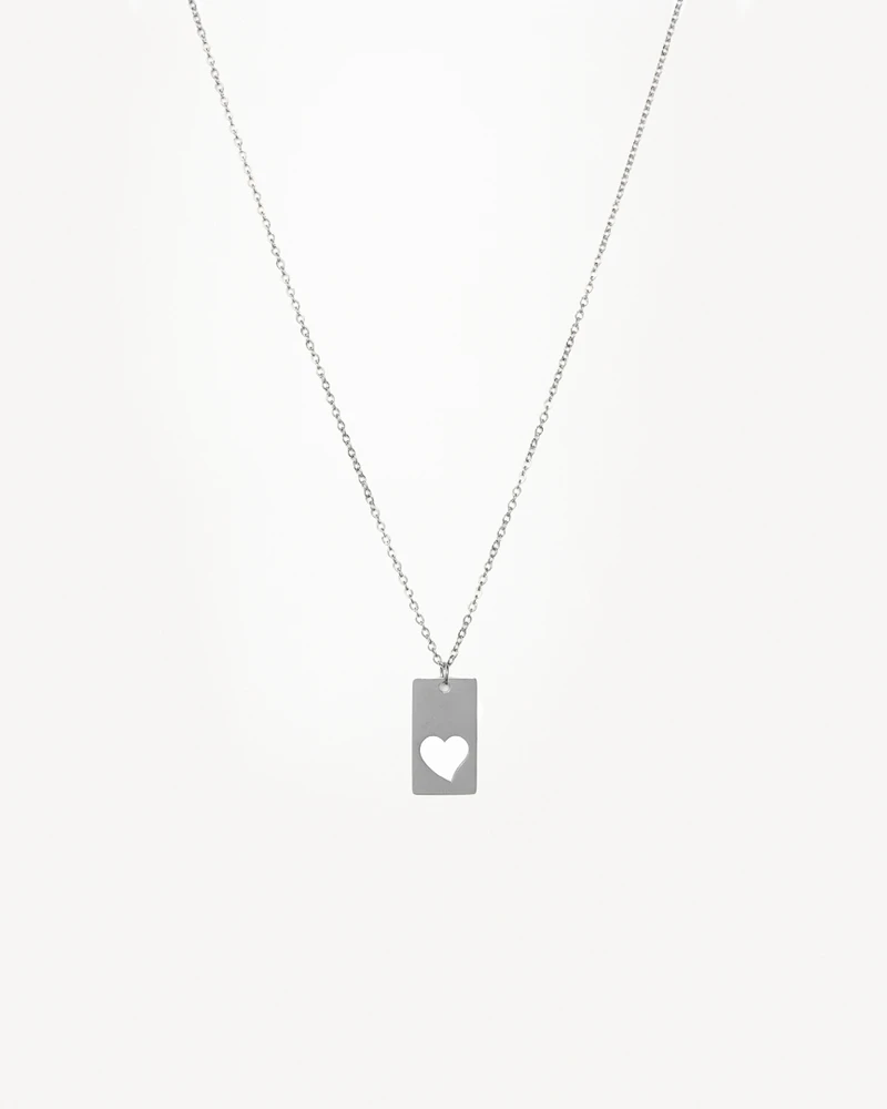 GARGANTILLA AMOR SET PLATEADO