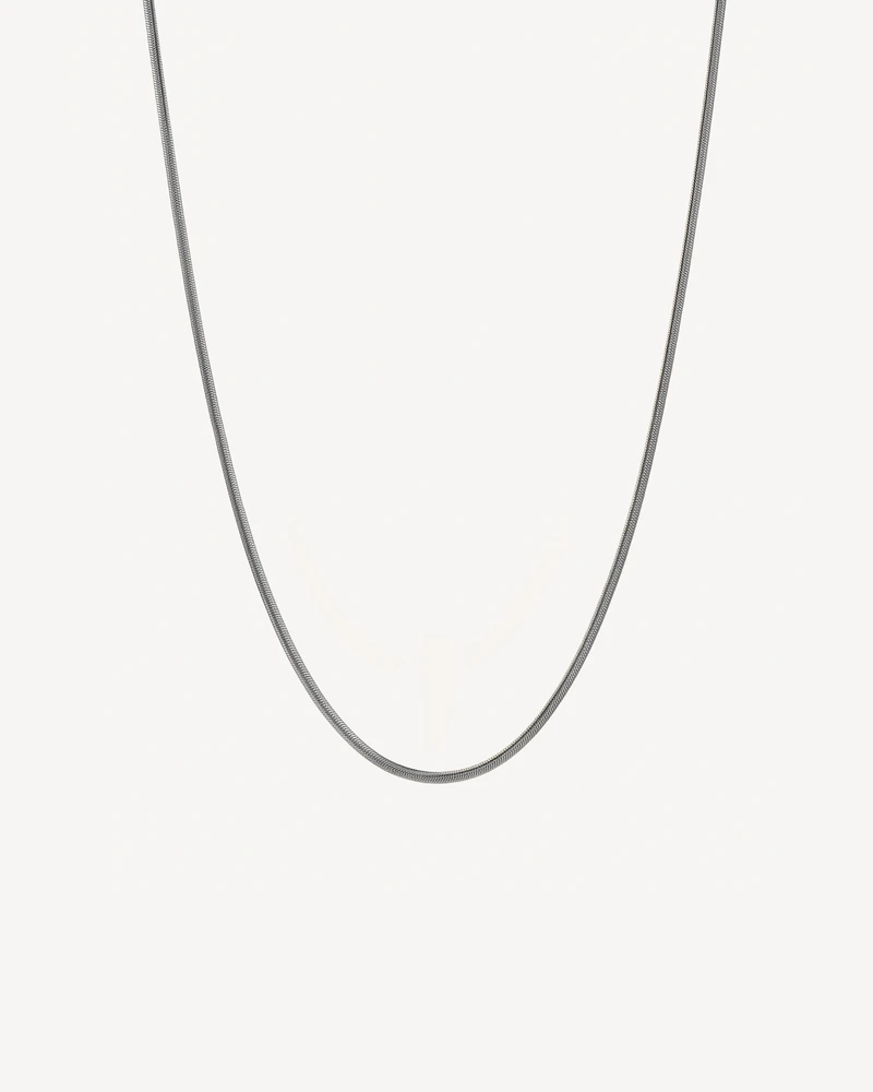 lisos,cadena PLATEADO