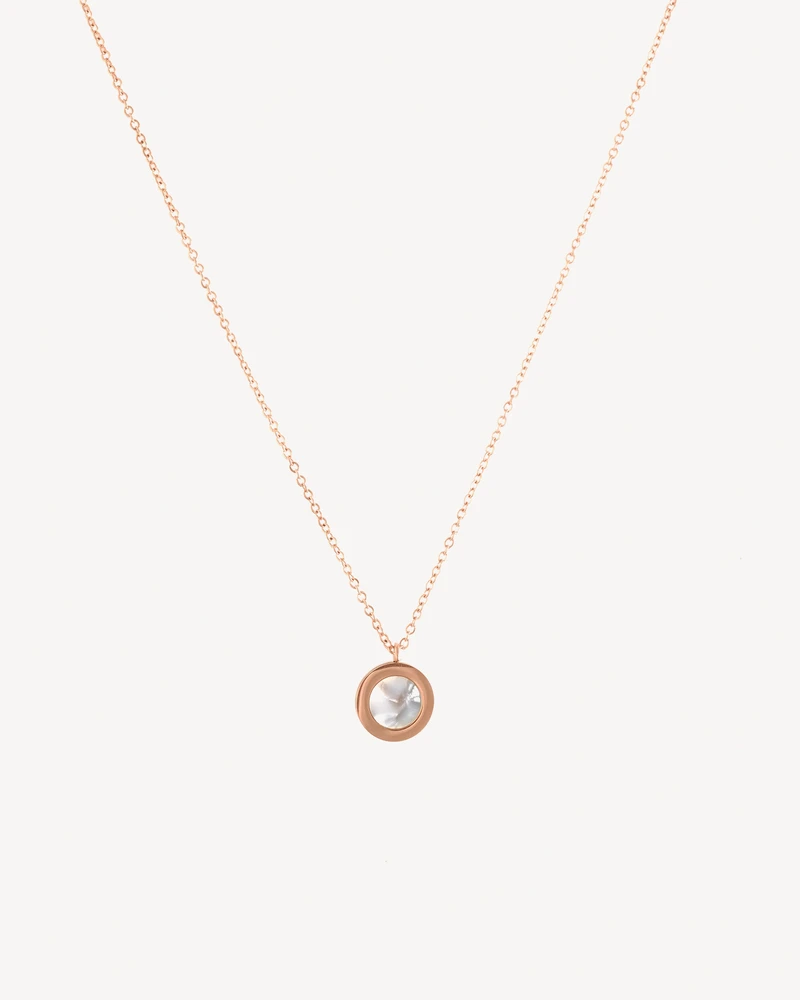 GARGANTILLA BOMBON ORO ROSA