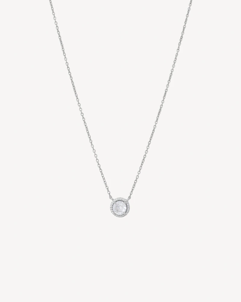 GARGANTILLA DIAMOND PLATEADO