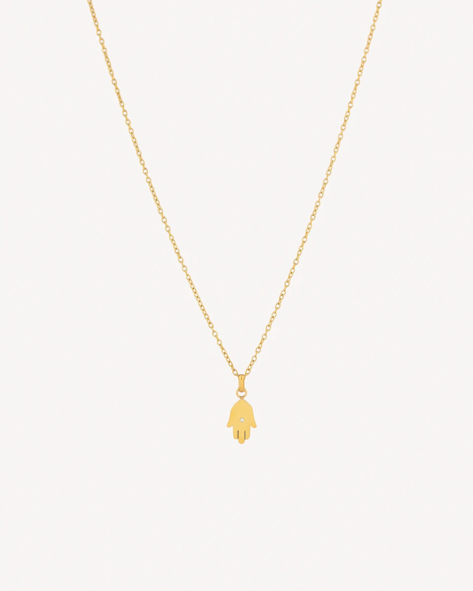GARGANTILLA HAMSA - DORADO 