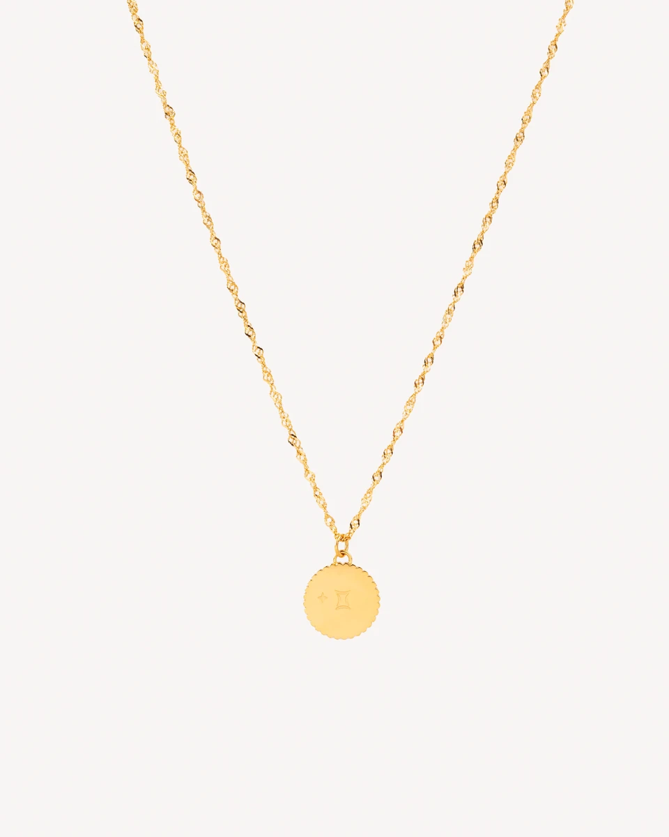 GARGANTILLA HOROSCOPOGEMINIS - DORADO 