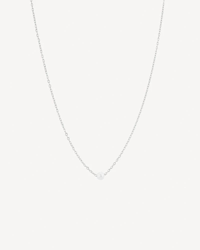 GARGANTILLA SHELL PLATEADO