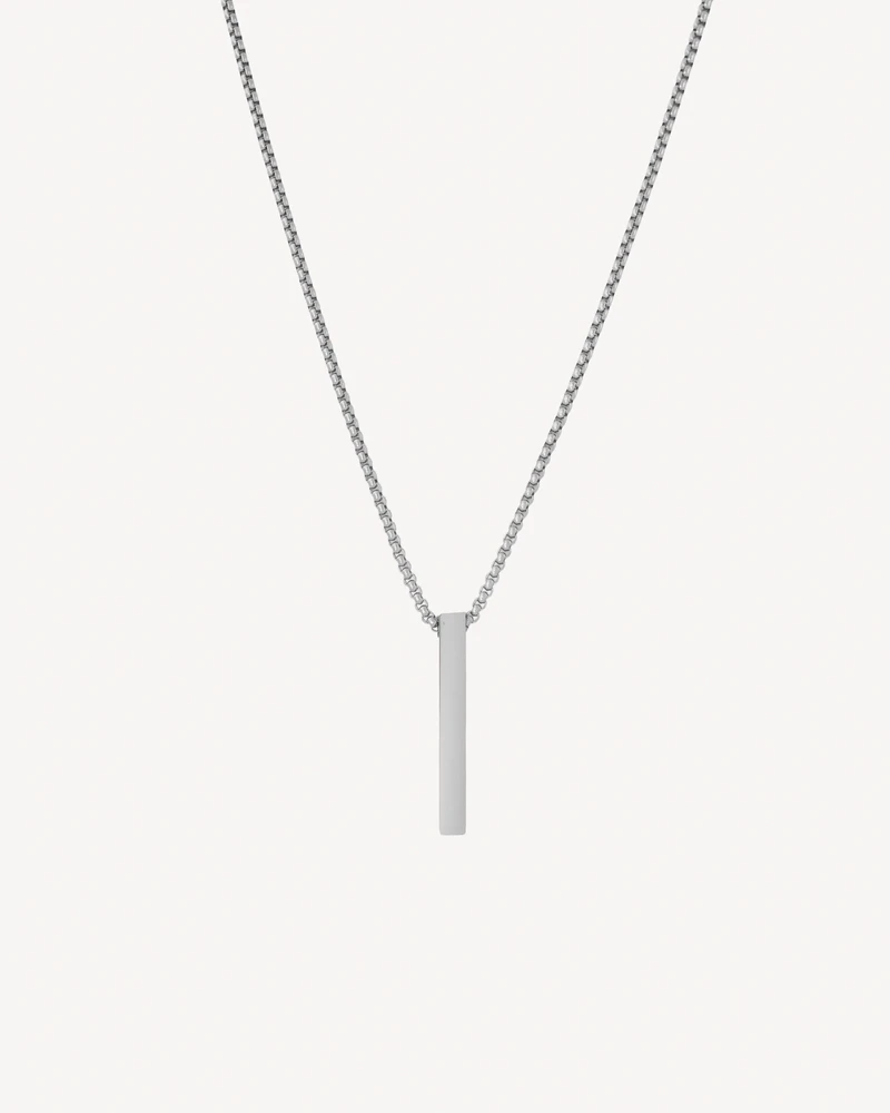 GARGANTILLA TITANIUM PLATEADO