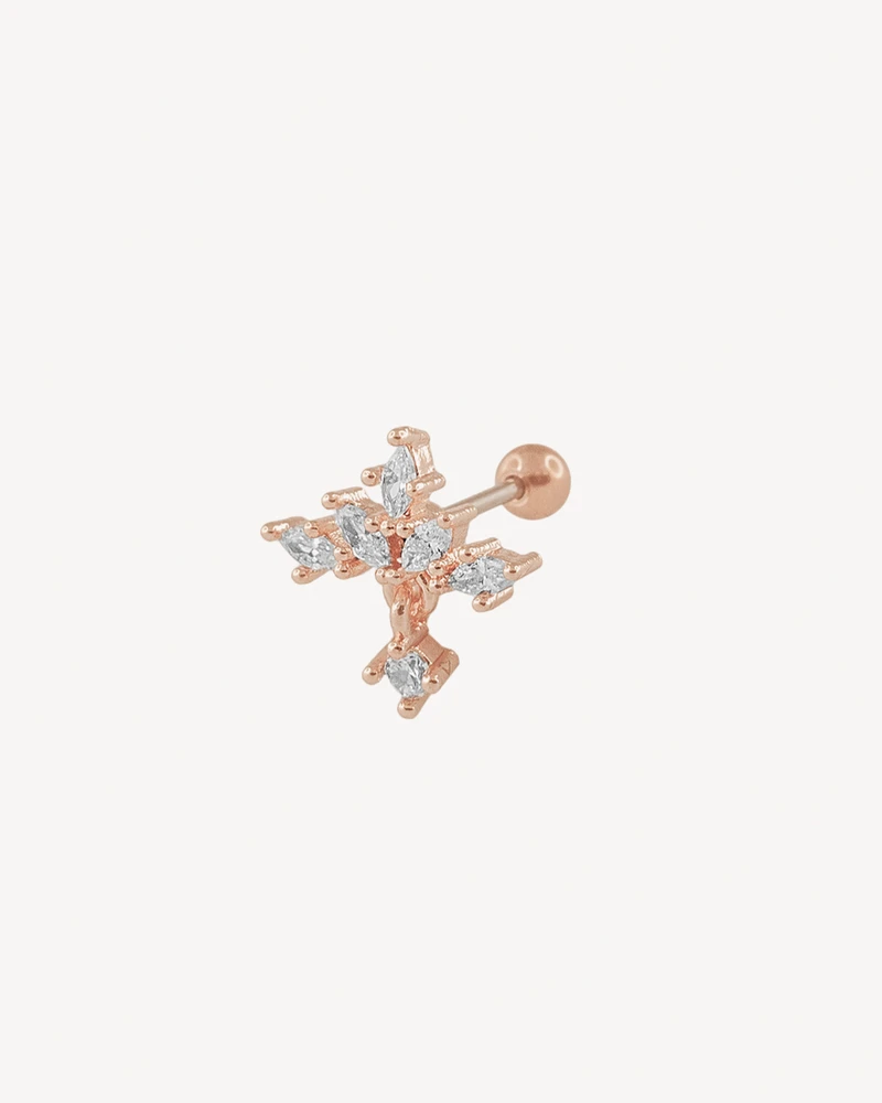PIERCING ADRIANO DORADO ROSA