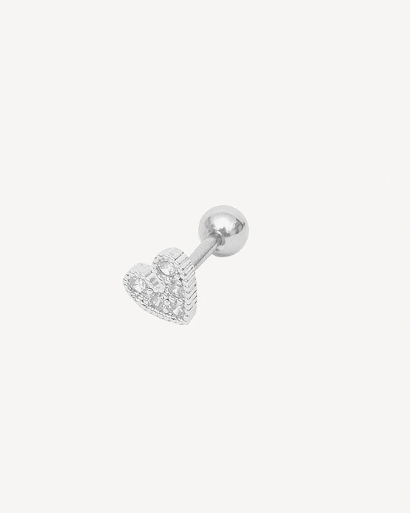 PIERCING AMOR PLATEADO