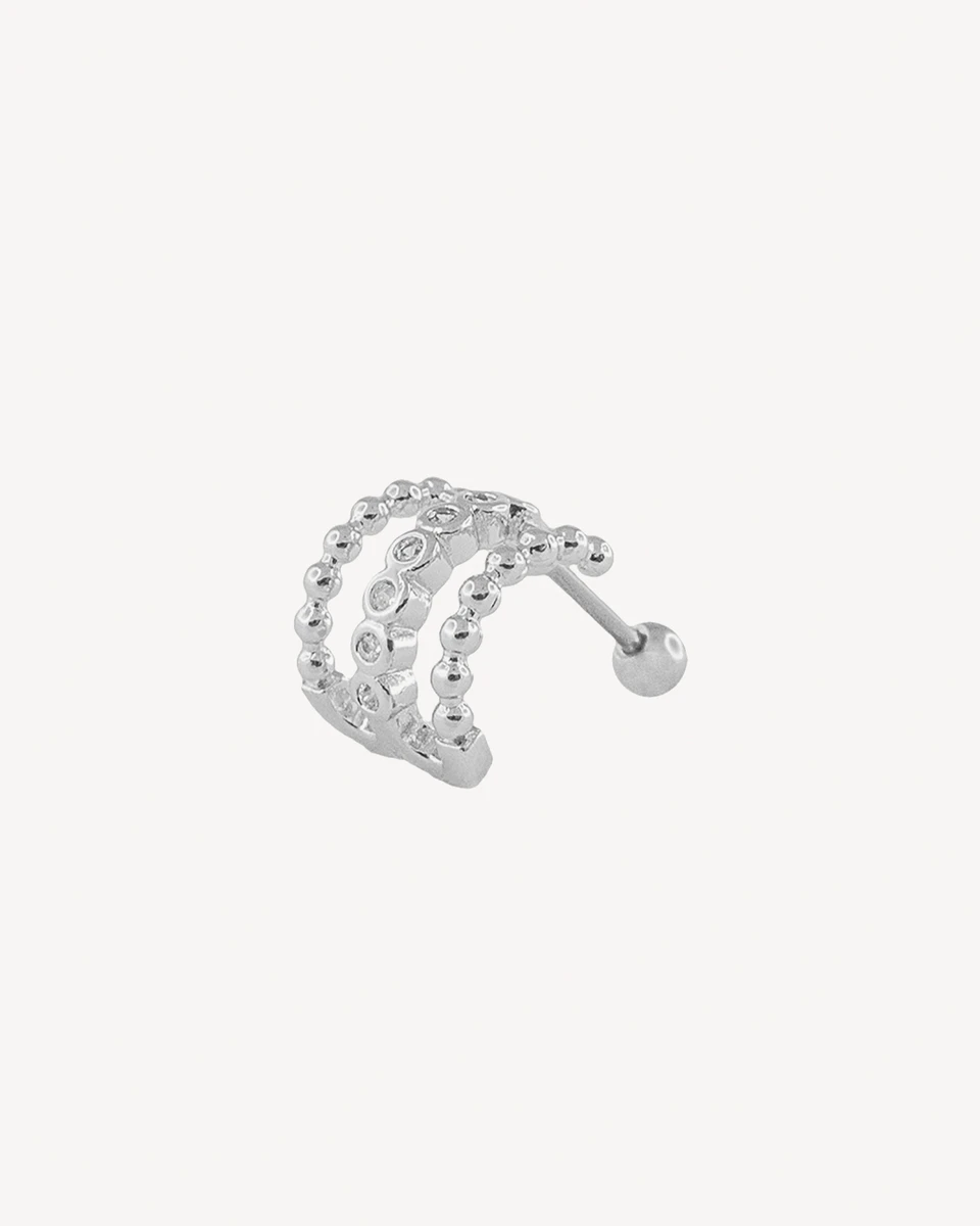 PIERCING AQUILES - PLATEADO 