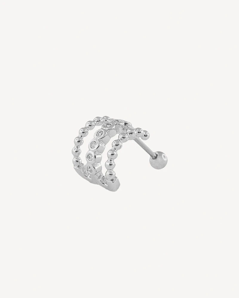 PIERCING AQUILES PLATEADO