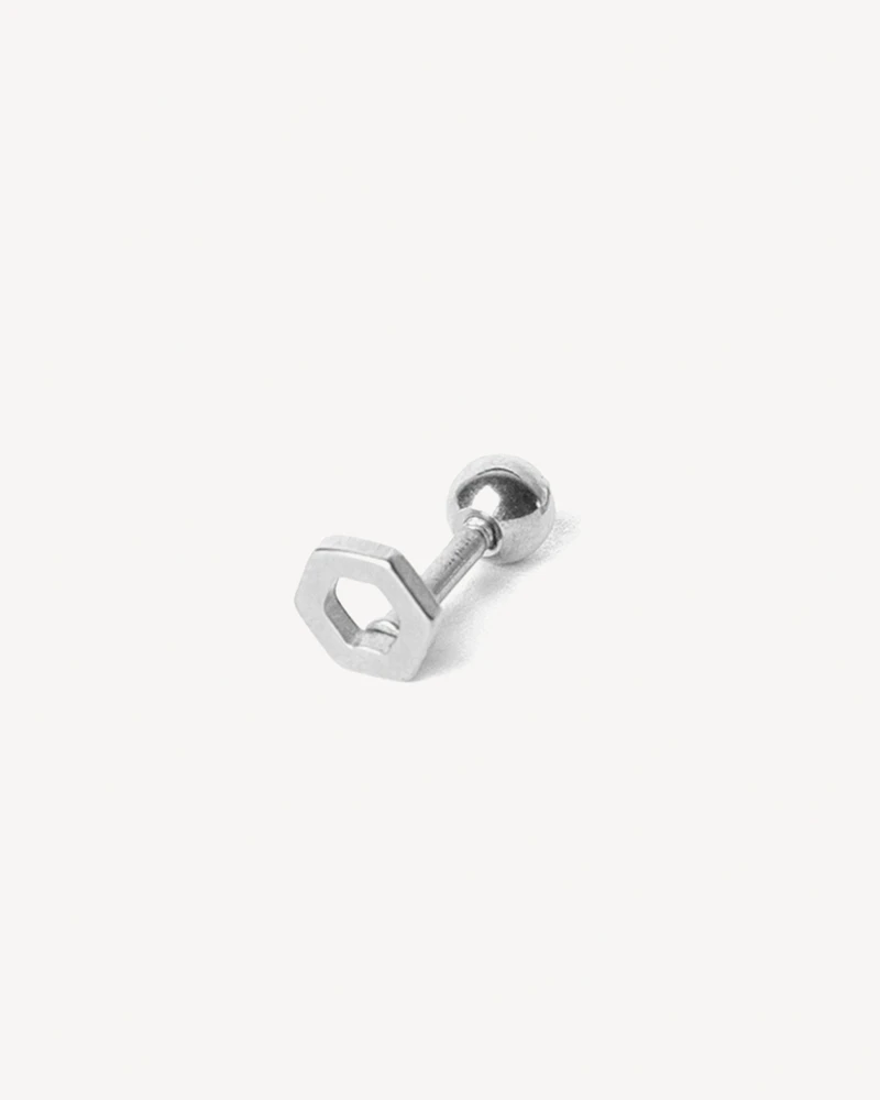 PIERCING ARIES PLATEADO