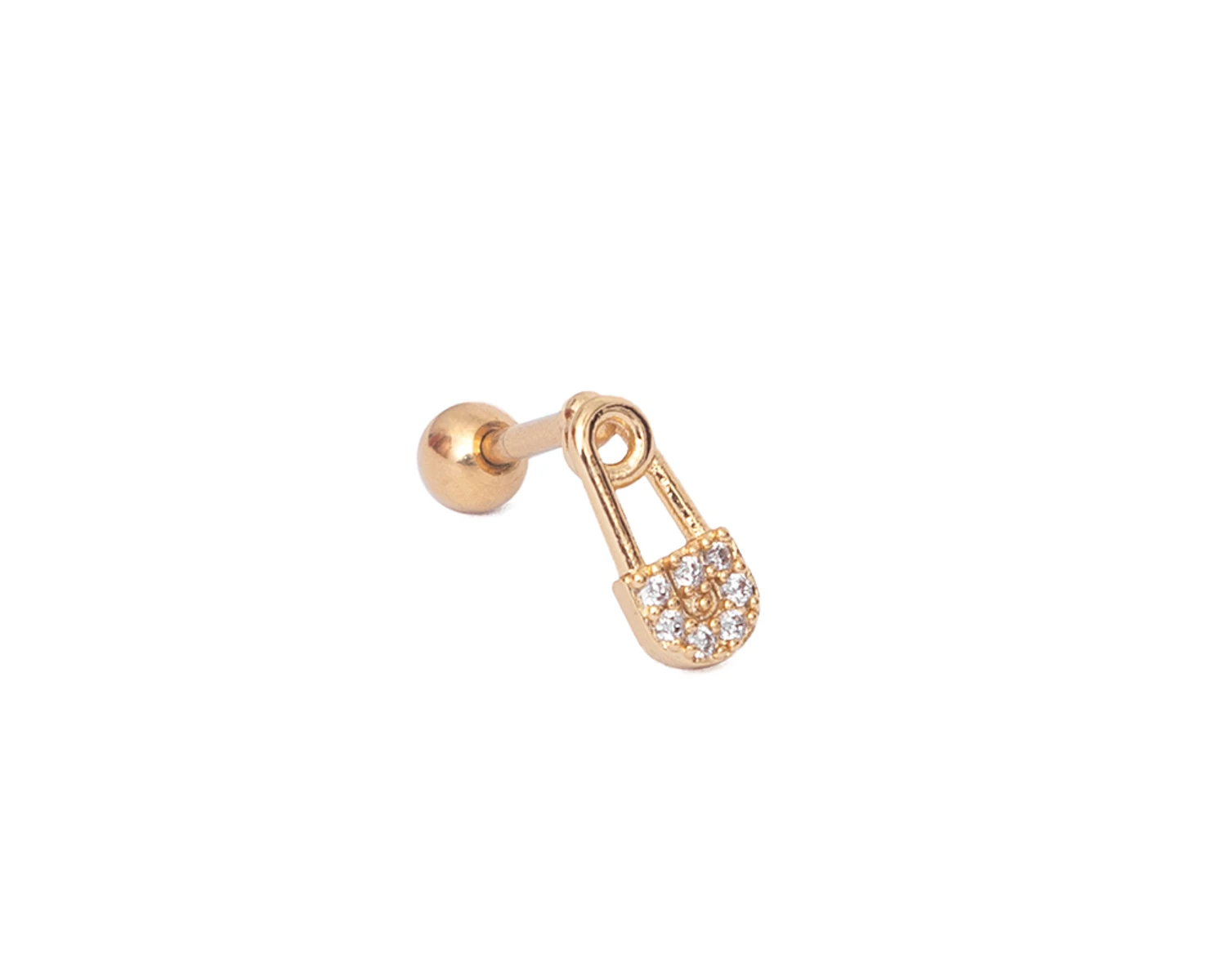 PIERCING CANDADO - DORADO 