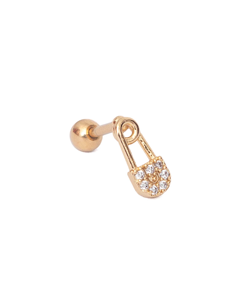 PIERCING CANDADO DORADO