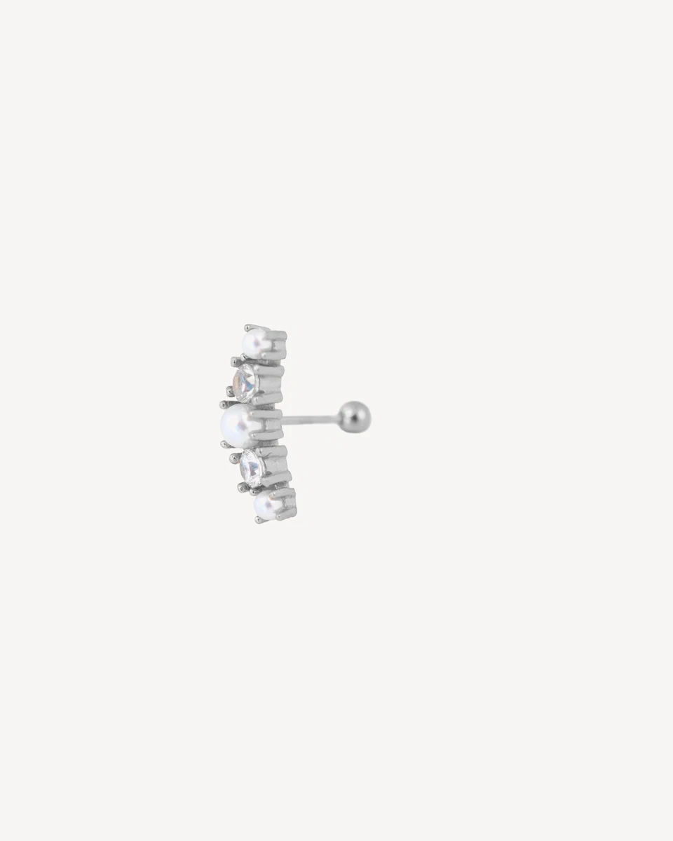 PIERCING CLUE - PLATEADO 