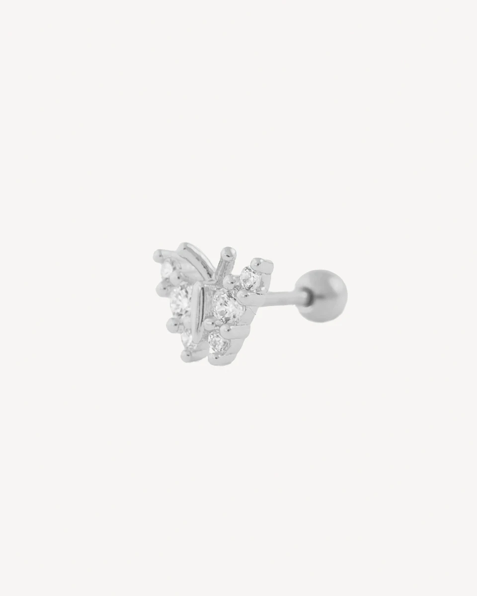PIERCING COMINO - PLATEADO 