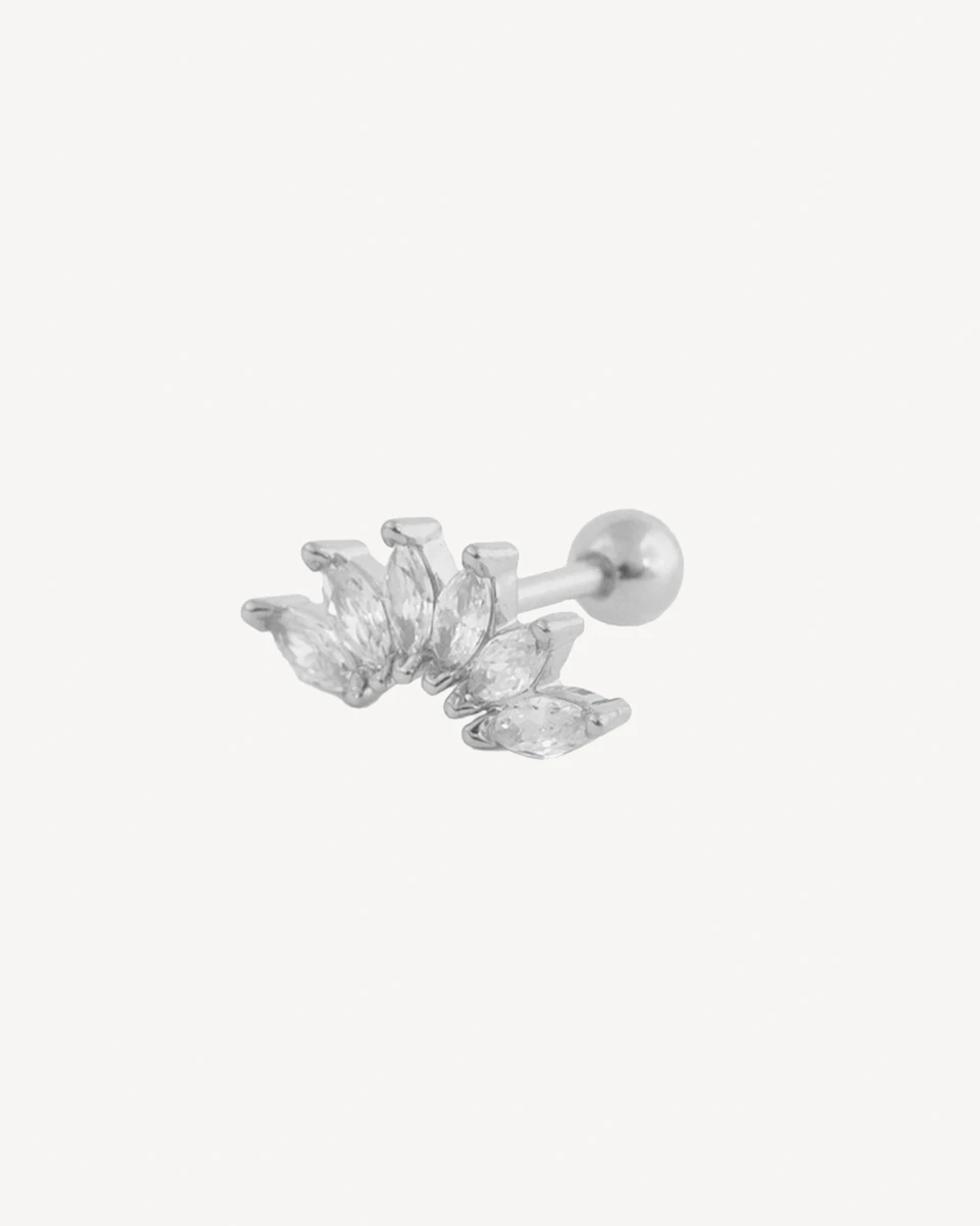 PIERCING CORONA XL - PLATEADO 