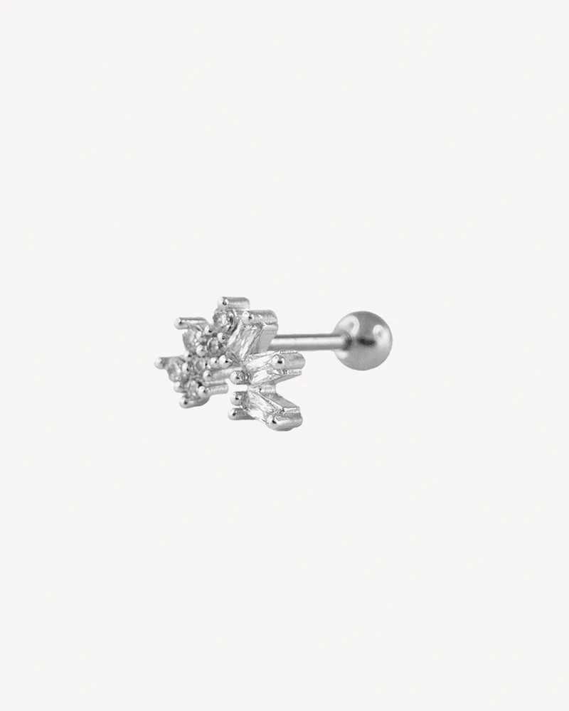 PIERCING CRISTIANO LARGE PLATEADO