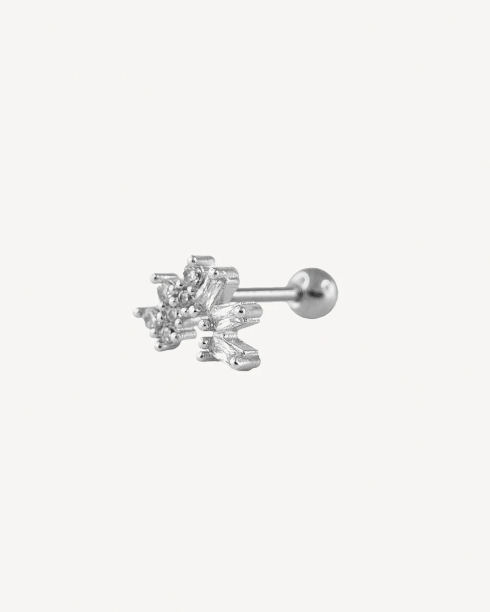 PIERCING CRISTIANO - PLATEADO 