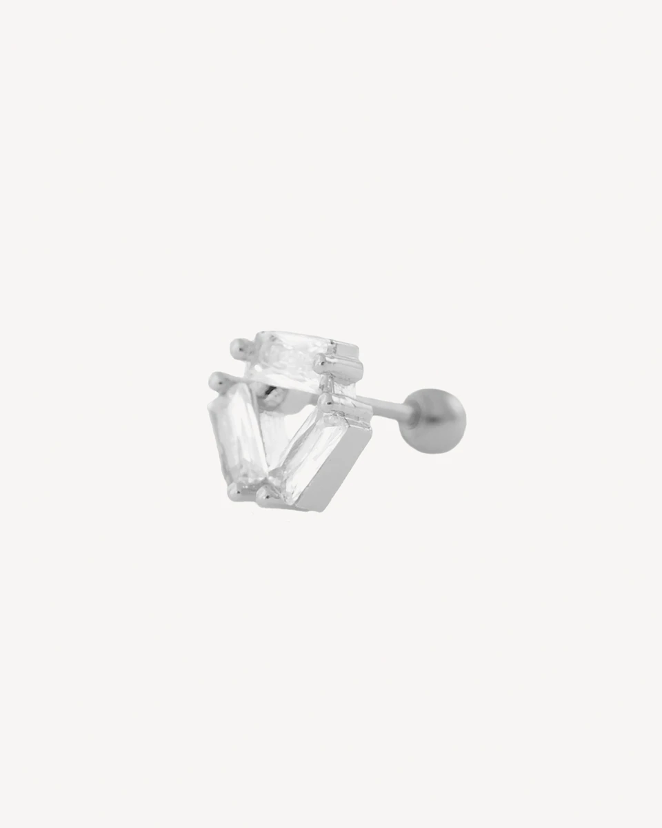 PIERCING DAVID - PLATEADO 