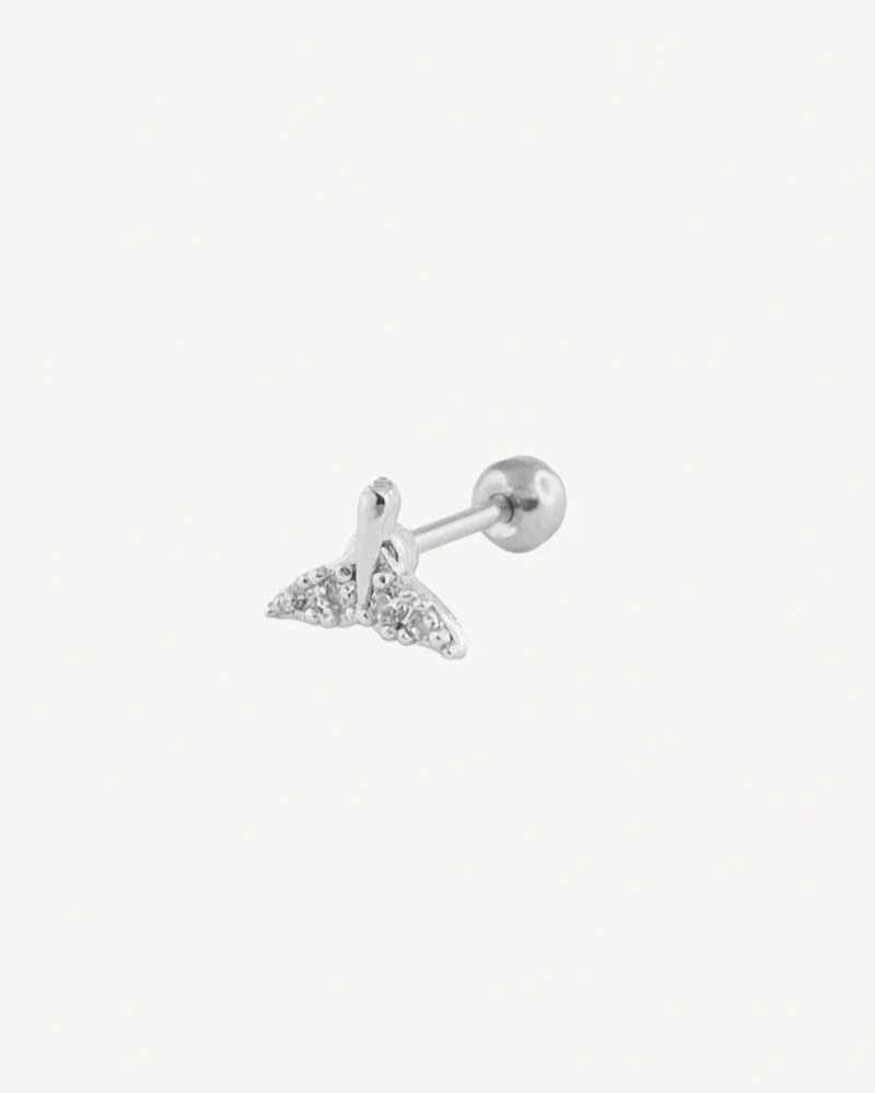 PIERCING DENISE PLATEADO