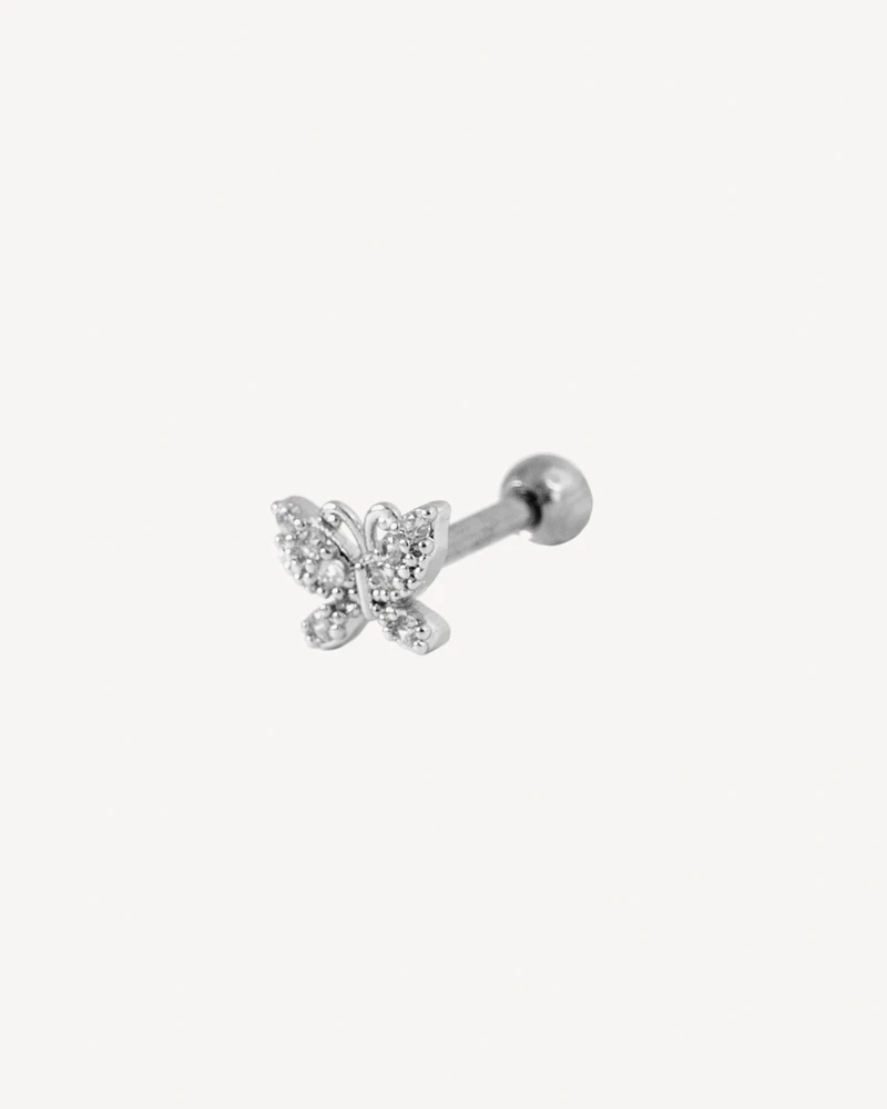 PIERCING DODOT PLATEADO