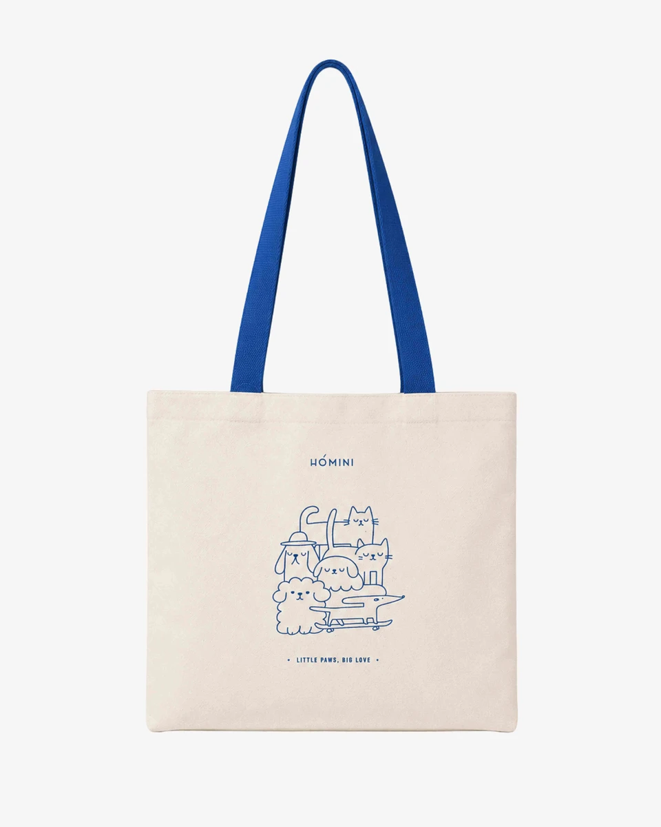TOTE BAG DOGS 