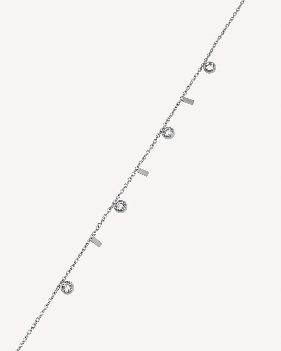 TOBILLERA ACACIA - PLATEADO 