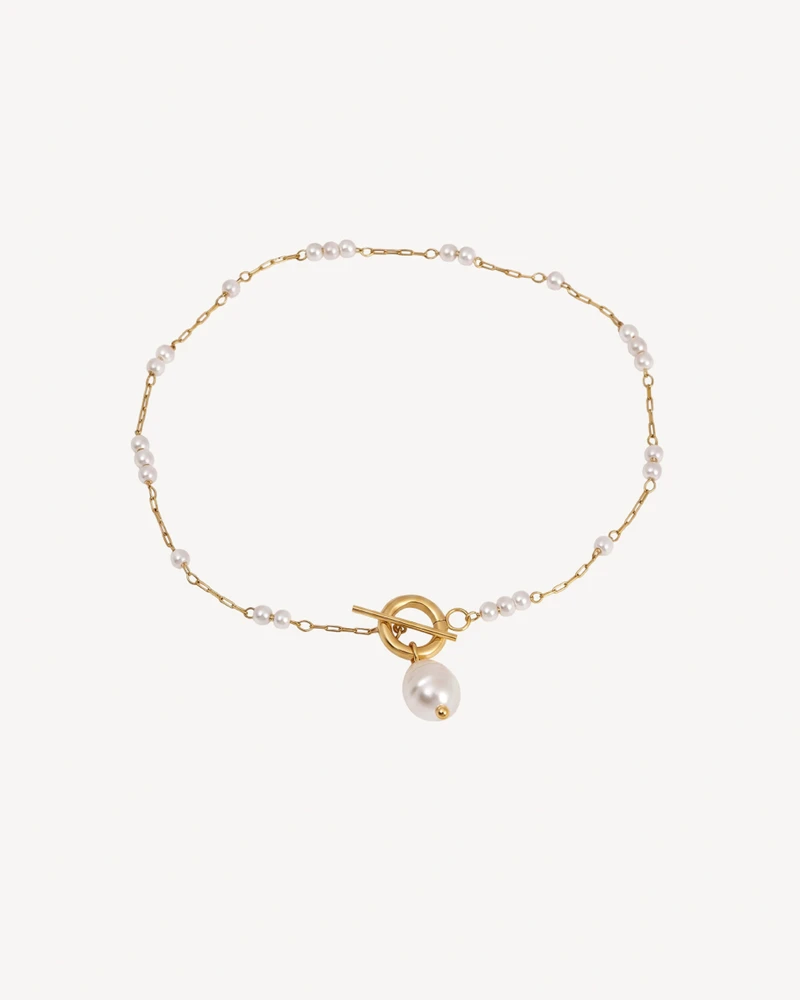 TOBILLERA BERILO DORADO