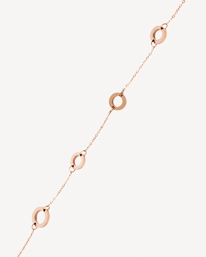 TOBILLERA LORENA DORADO ROSA