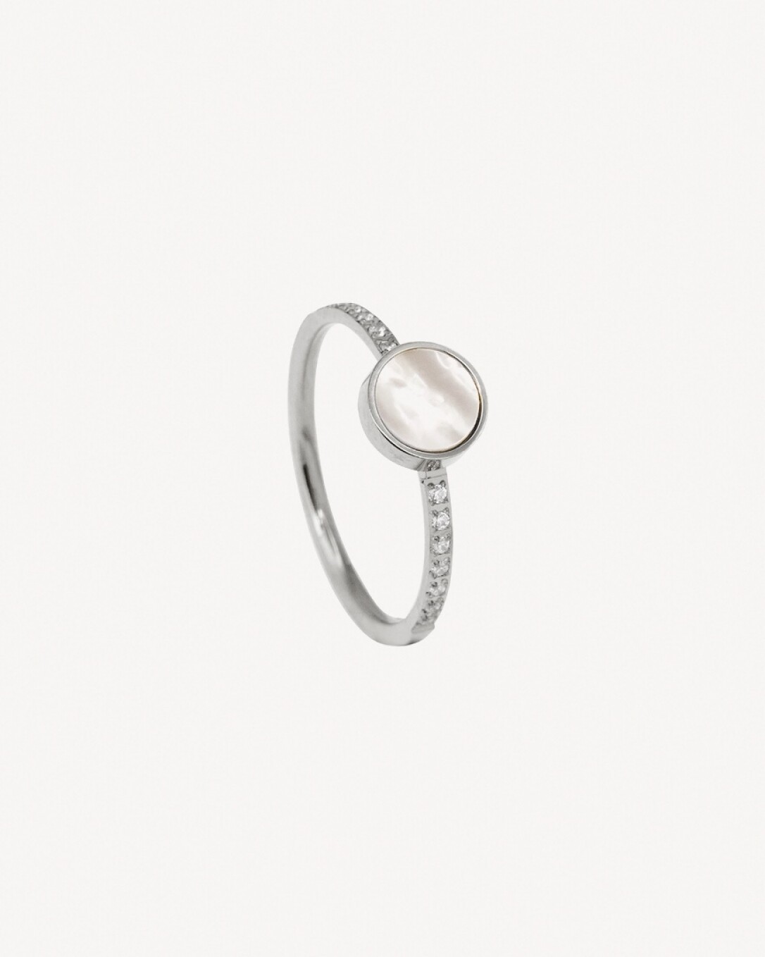 Anillo Acero, plata, homini studio