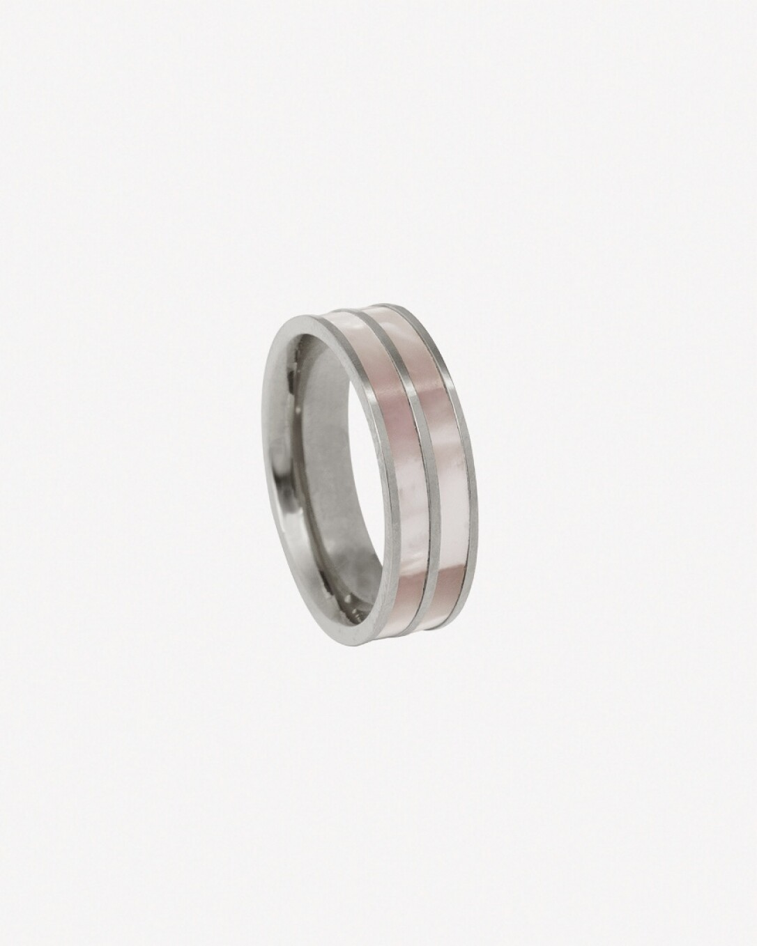 Anillo Acero, plata, homini studio