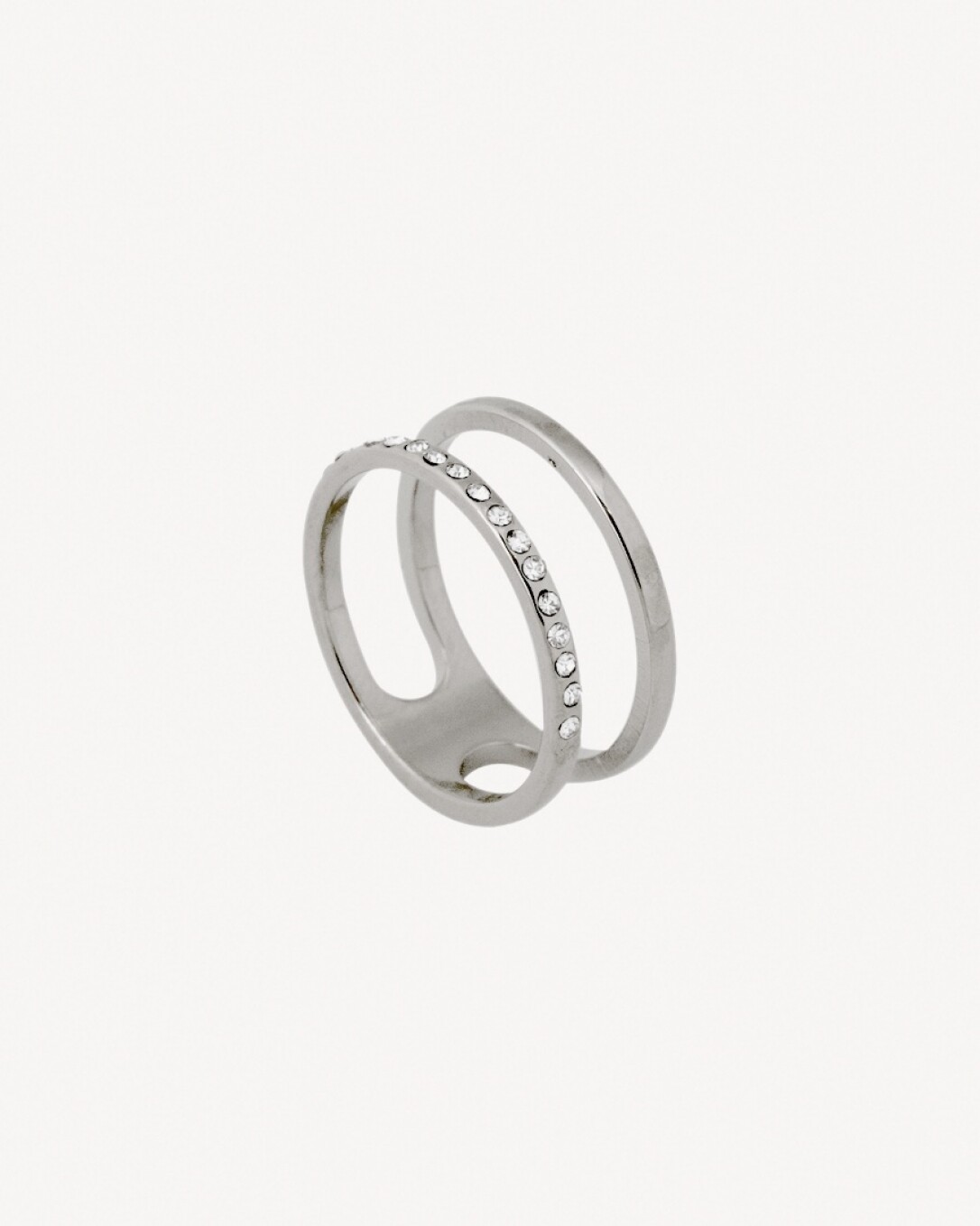 Anillo Acero, plata, homini studio