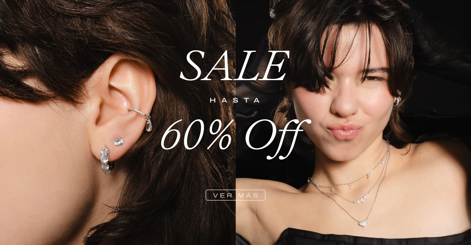 Sale 60% off en joyas y accesorios