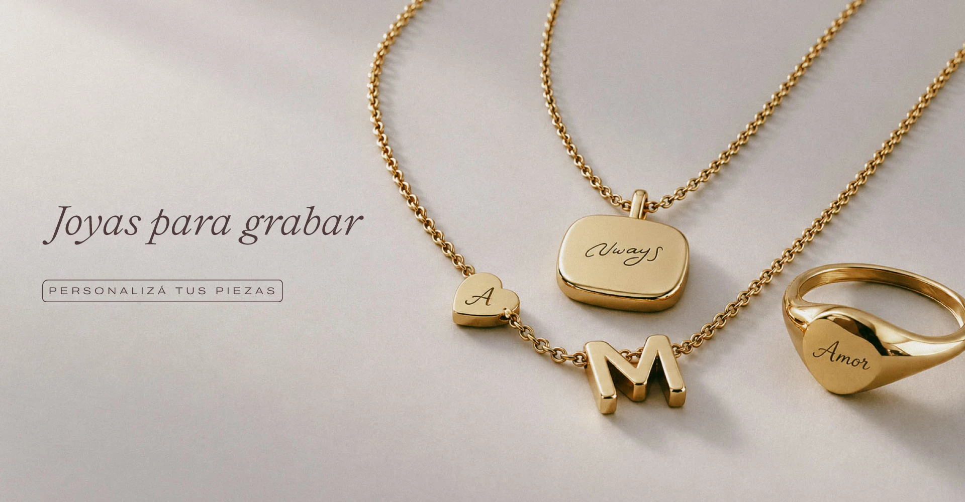 Joyas para grabar - regalos personalizaados